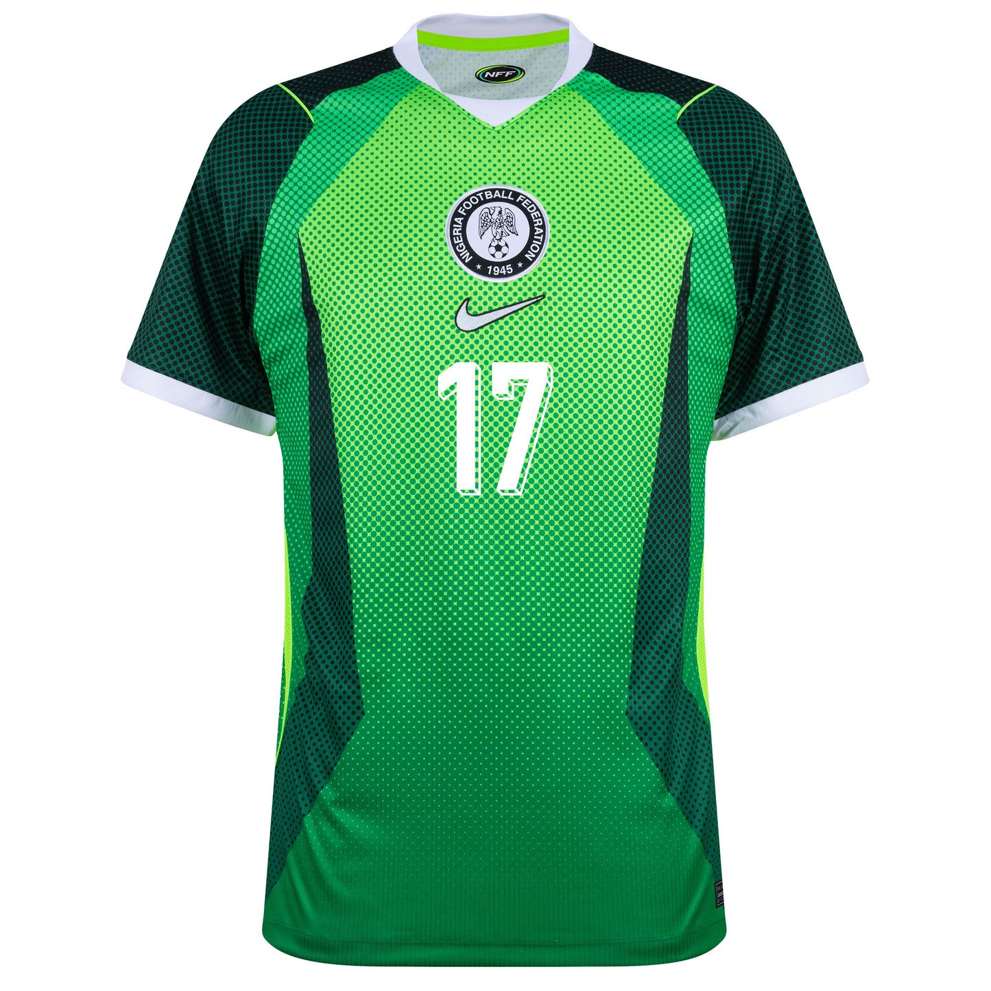 Nike Nigeria Home Iwobi 17 Shirt 2026-2027 (Fan Style Printing)