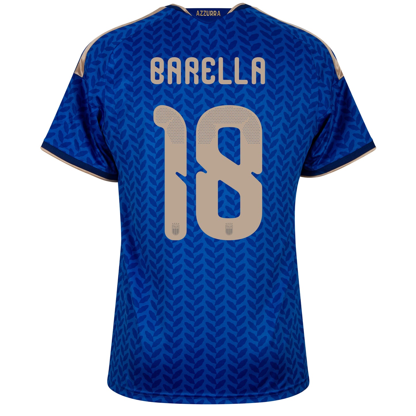 adidas Italy Home KIDS Barella 18 Shirt 2026-2027 (Official Printing)