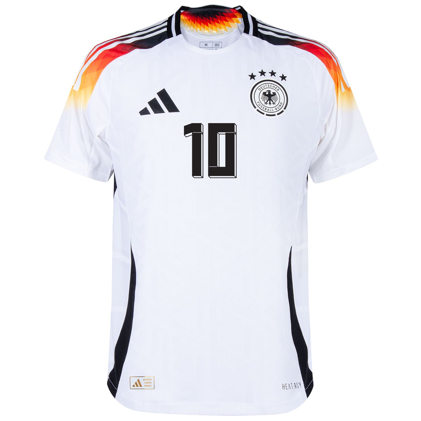 adidas Germany Authentic Home Musiala 10 Shirt 2024-2025 (Official Printing)