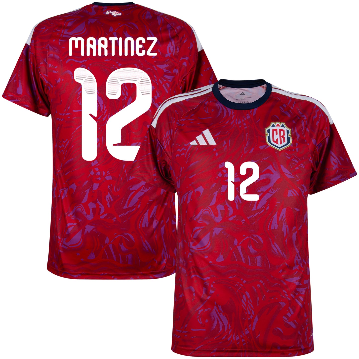 adidas Costa Rica Home Martinez 12 Shirt 2026-2027 (Official Printing)
