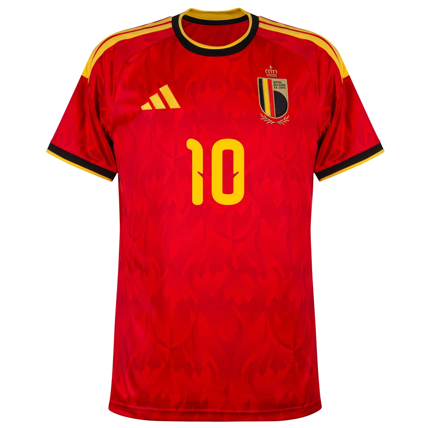 adidas Belgium Home Hazard 10 Shirt 2026-2027 (Official Printing)