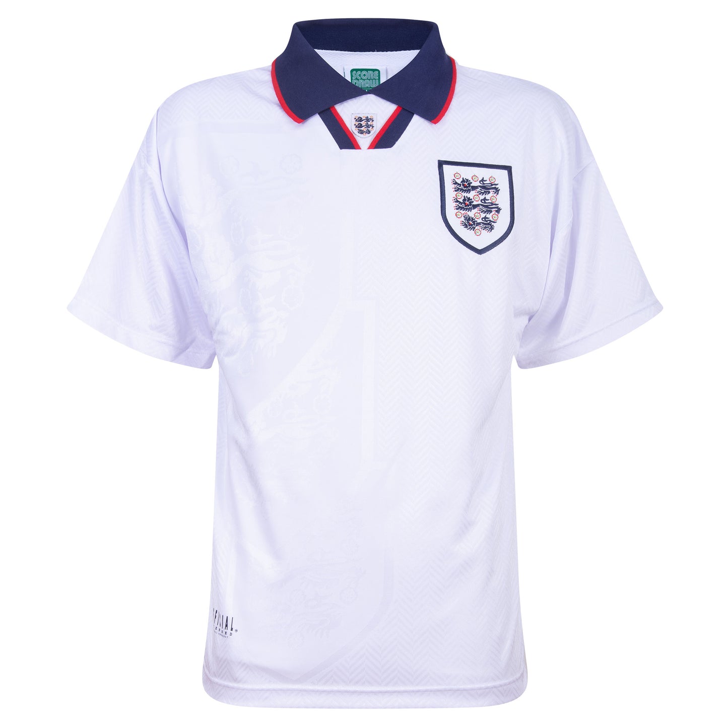 Score Draw England Home Retro Jersey 1993