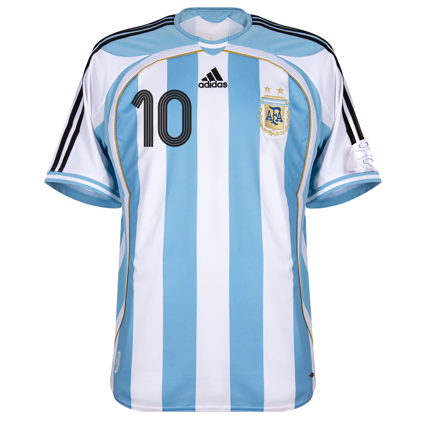 adidas Argentina Reissue Home Riquelme 10 Shirt 2006 (Retro Flex Printing)