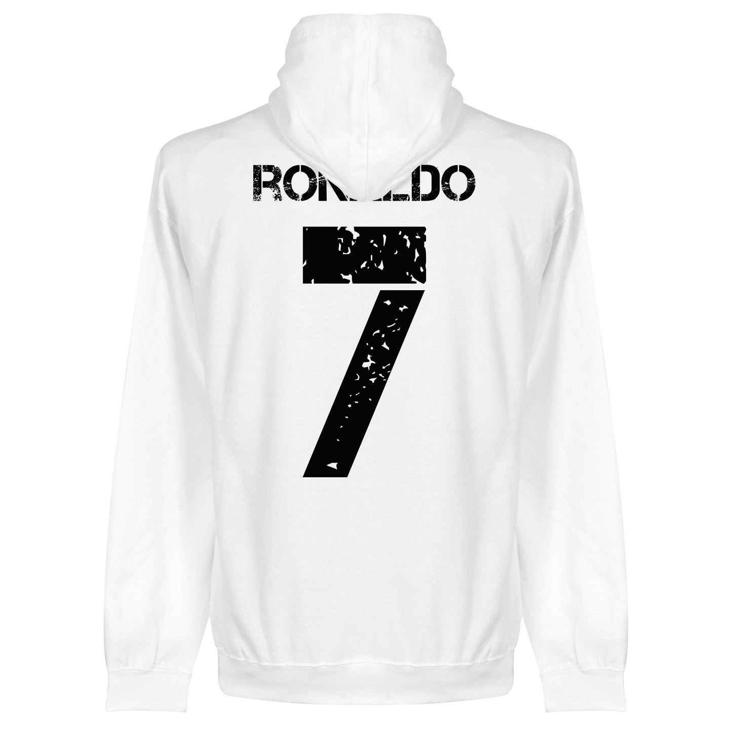 Ronaldo No.7 Graphic Hoodie - White