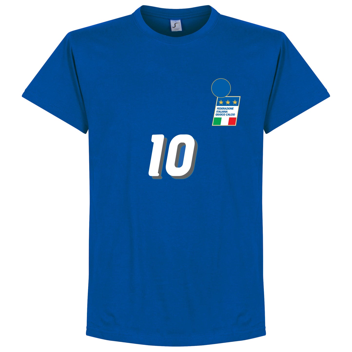 1994 Italy Home Baggio Gallery T-Shirt - Royal