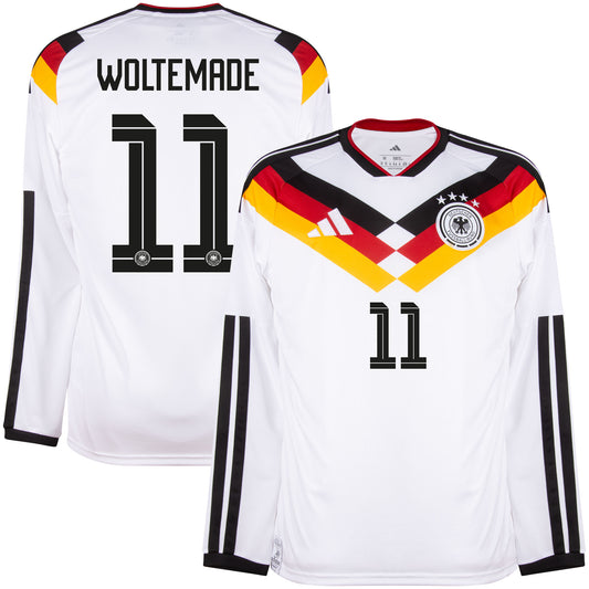 adidas Germany Home L/S Woltemade 11 Shirt 2026-2027 (Official Printing)