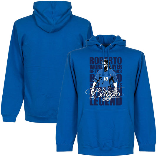 Roberto Baggio Legend Hoodie - Royal
