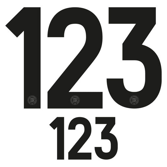Germany 125th Anniversary Official Front & Back Number Set