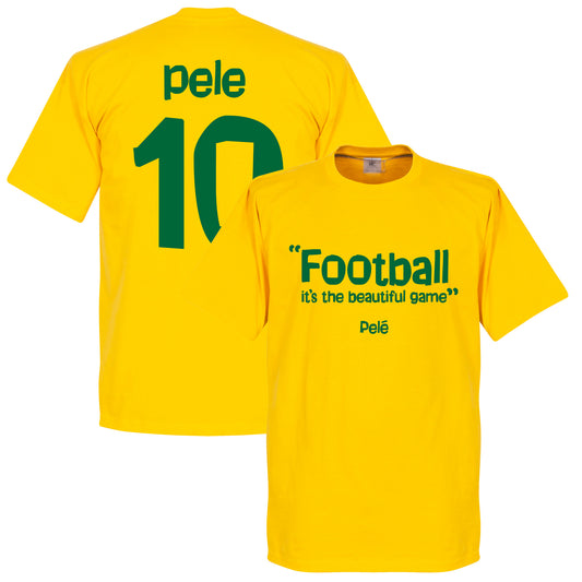 Pele 10 Football It's the Beautiful Game T-shirt