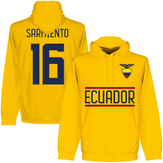 Ecuador Team Sarmiento 16 Hoodie - Yellow