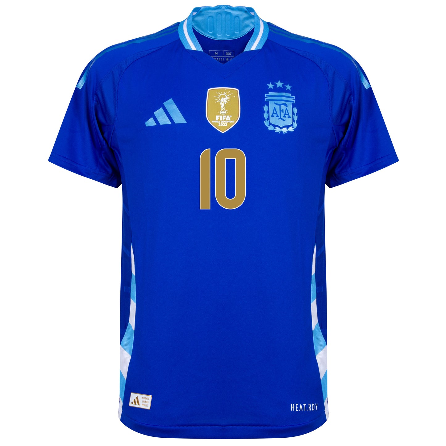 adidas Argentina Away Authentic Messi 10 Shirt 2024-2025 (Official Printing)
