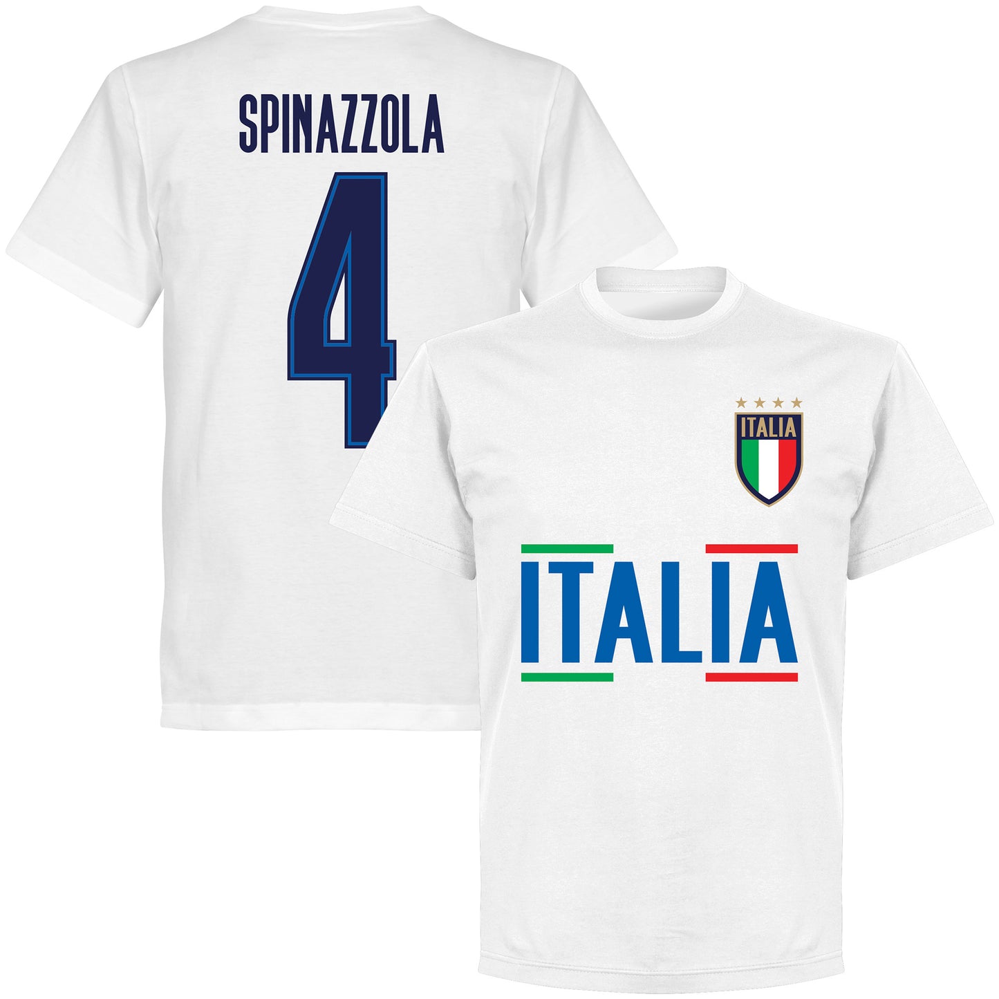 Italy Spinazolla 4 Team KIDS T-shirt - White