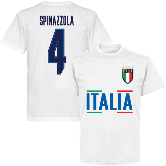 Italy Spinazolla 4 Team T-shirt - White