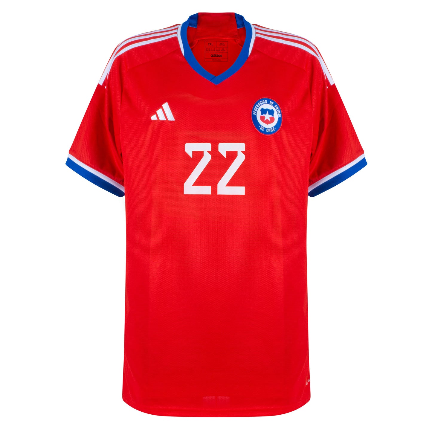 adidas Chile Home Brereton Díaz 22 Shirt 2022-2023 (Official Printing)