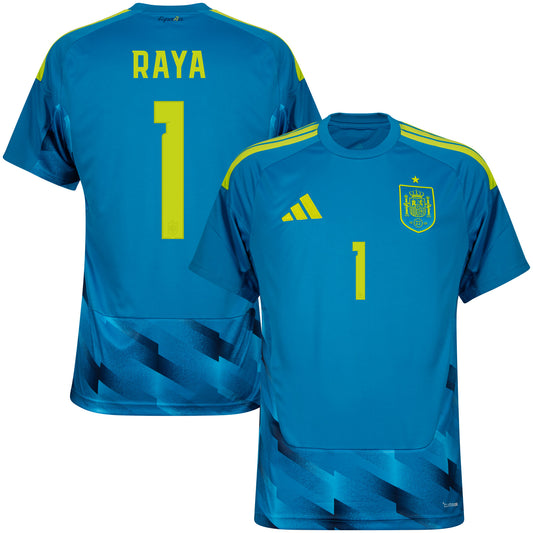 adidas Spain Home GK Raya 1 Shirt 2026-2027 (Official Printing)