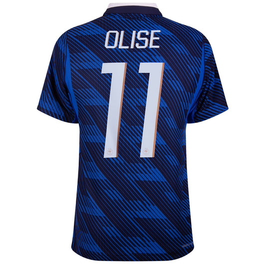 Nike France Aero-Fit Match Home Olise 11 Shirt 2026-2027 (Official Printing)