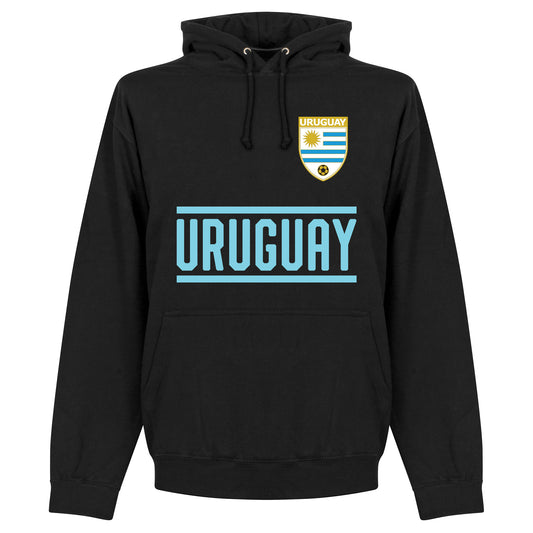 Uruguay Team Hoodie - Black