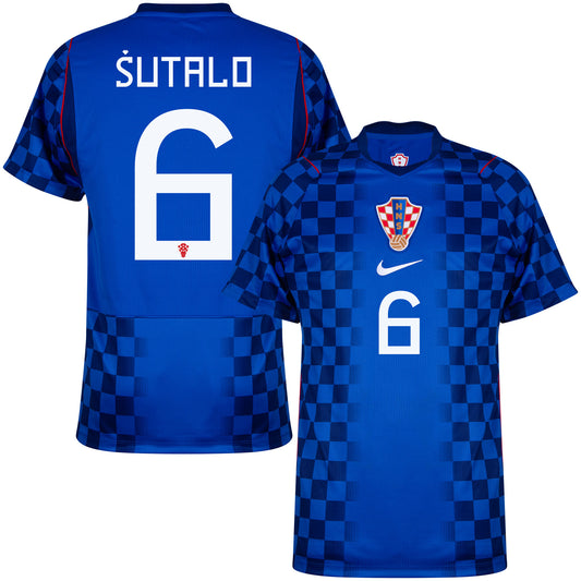 Nike Croatia Away Sutalo 6 Shirt 2026 (Official Printing)