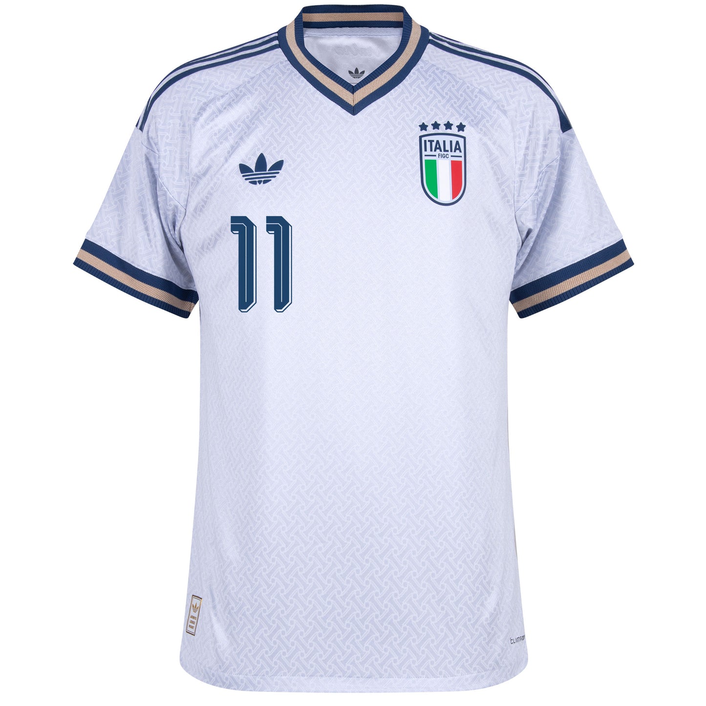 adidas Italy Authentic Away Kean 11 Shirt 2026-2027 (Official Printing)