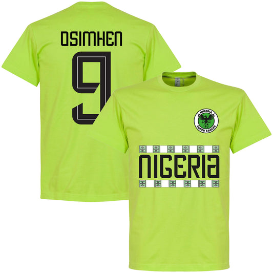 Nigeria Team Osimhen 9 T-shirt - Apple Green