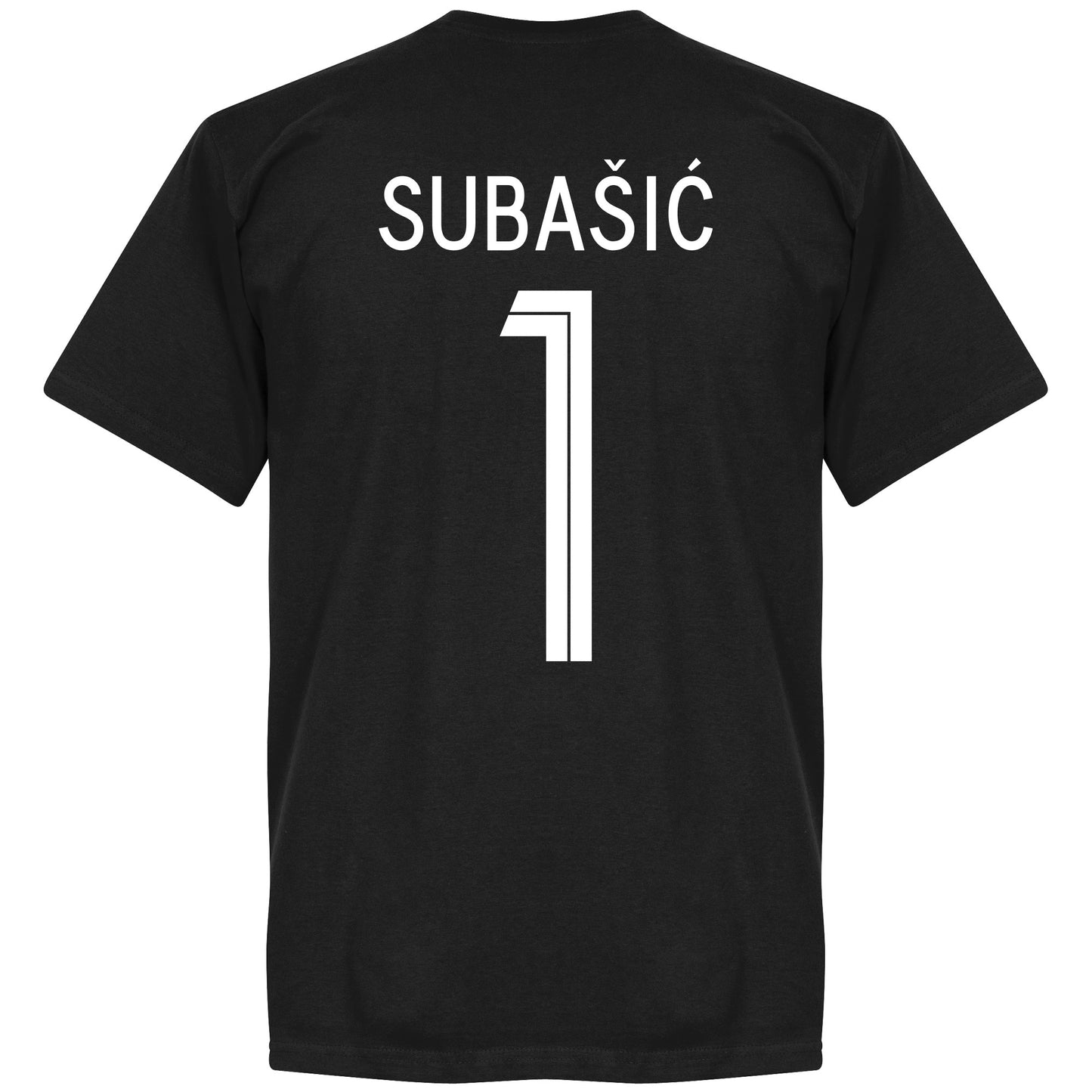 Croatia Subasic 1 Team KIDS T-Shirt - Black