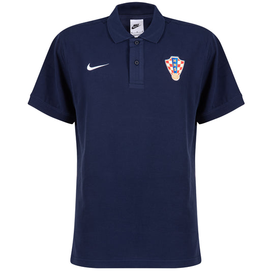 Nike Croatia NSW Matchup Pique Polo Shirt - Navy - 2026