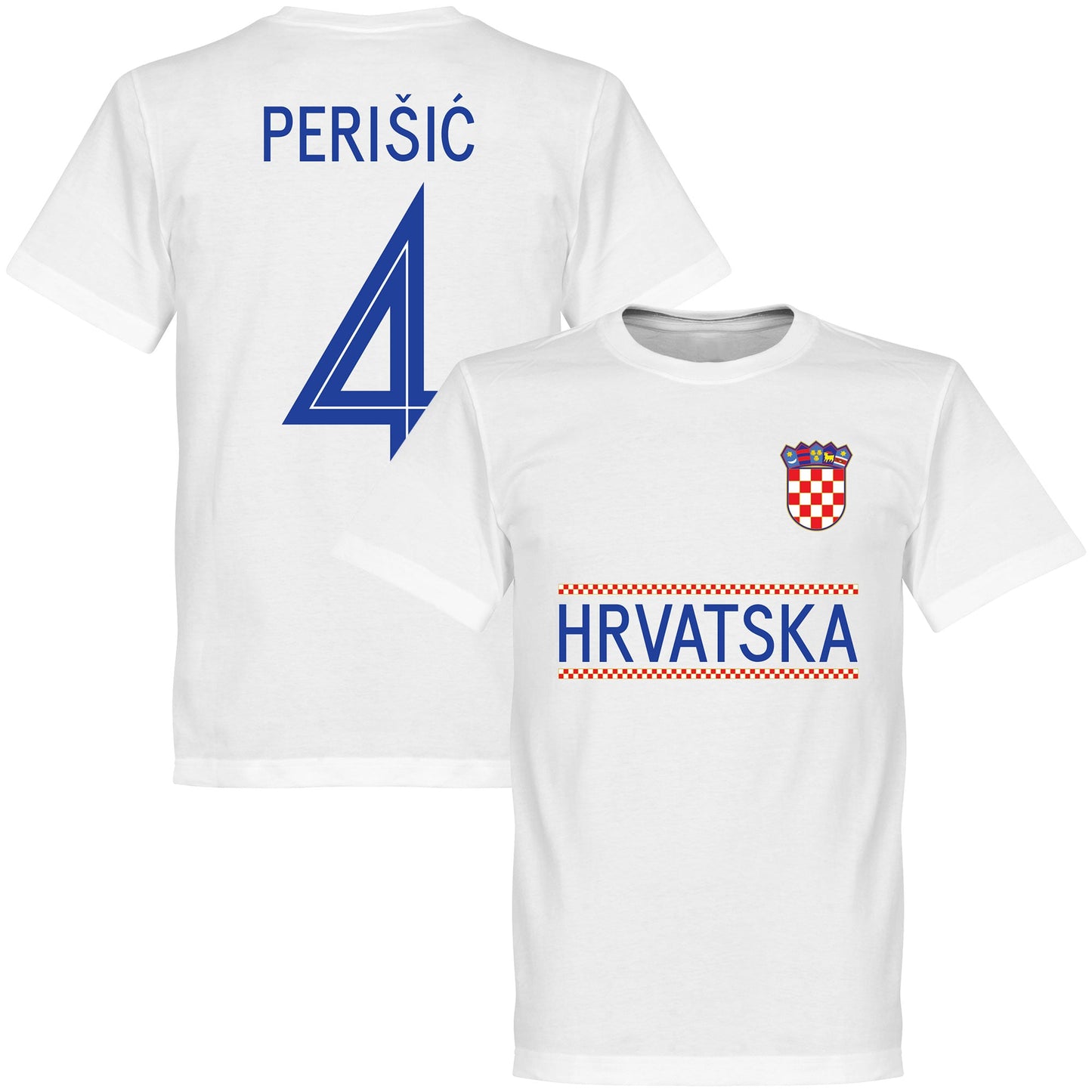 Croatia Perisic 4 Team KIDS T-shirt - White