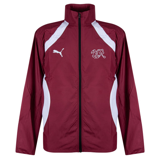 Puma Switzerland Pre-Match Woven Jacket - Red 2024-2025