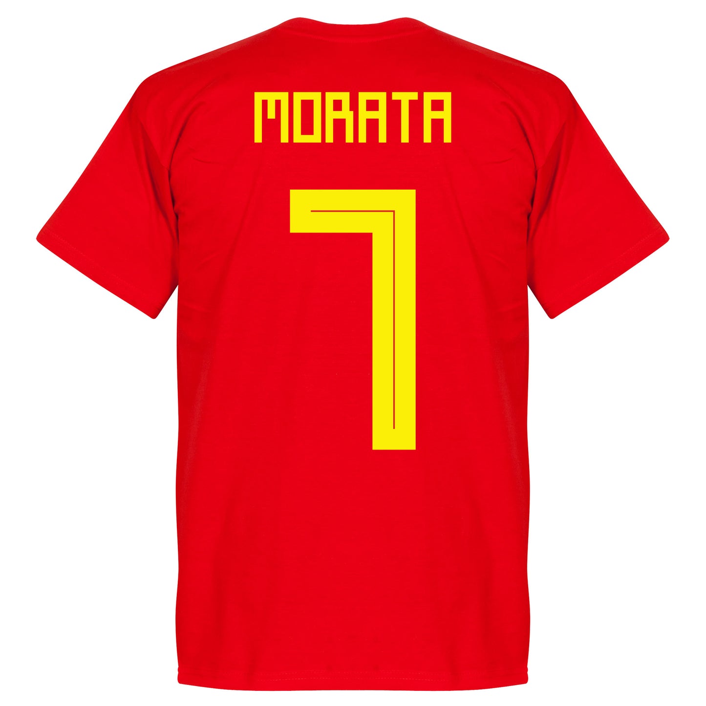 Spain Morata 7 Team T-Shirt - Red