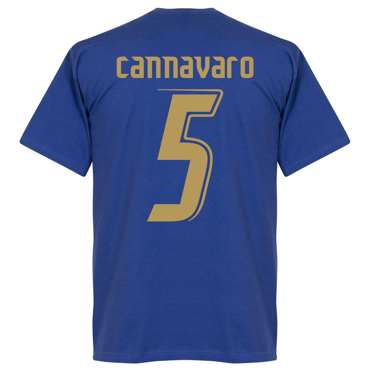 2006 Italy Cannavaro 5 KIDS T-Shirt - Royal