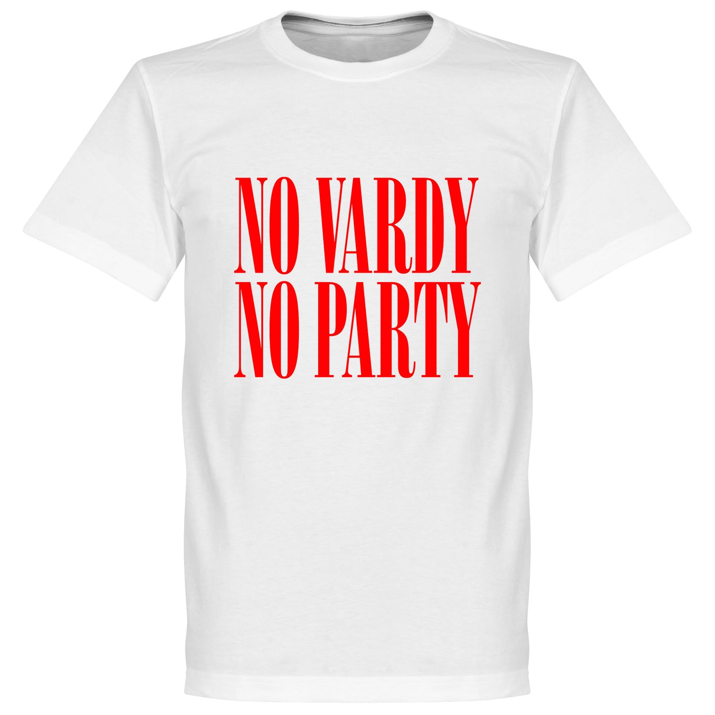 No Vardy No Party T-shirt - White/Red