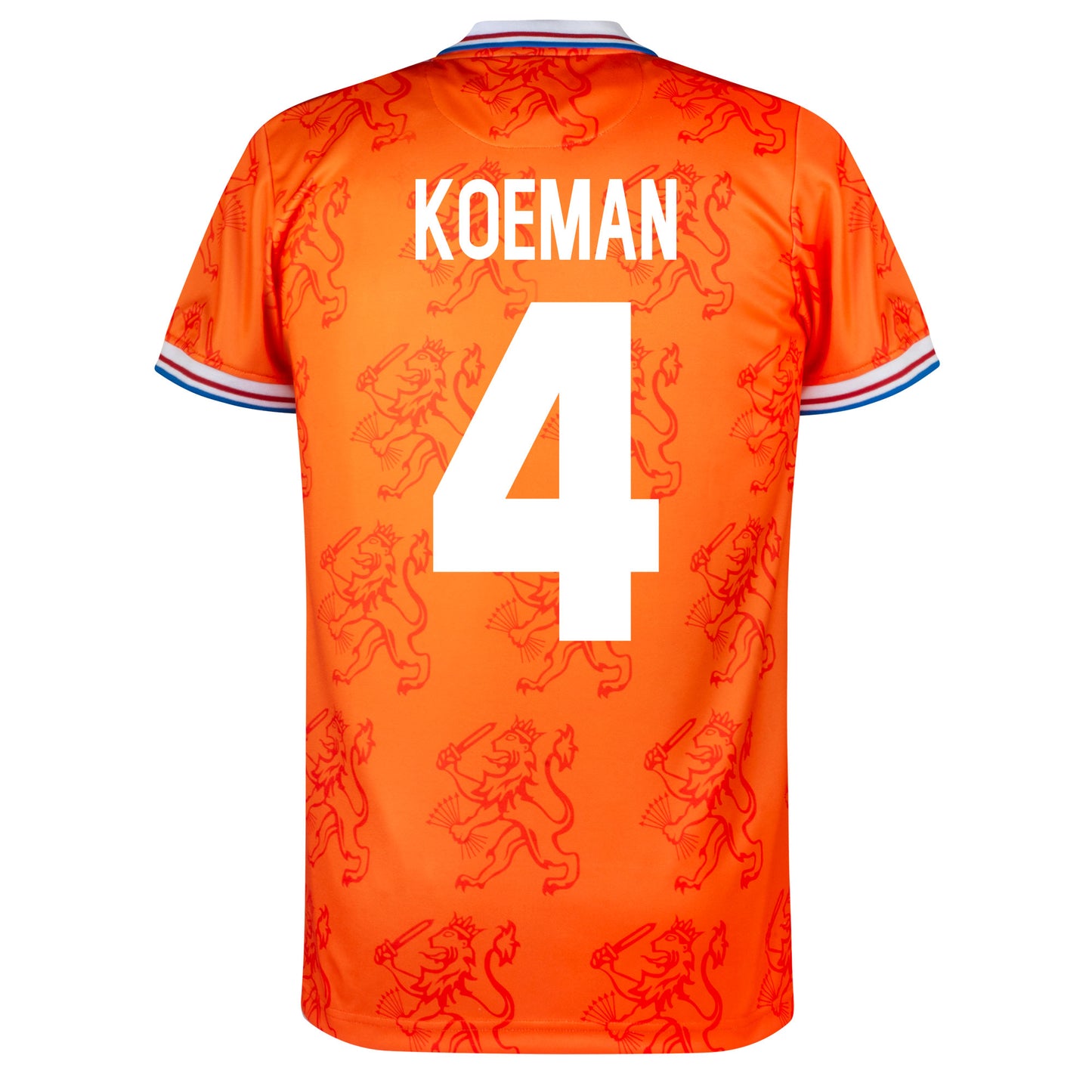 Copa Holland Home Koeman 4 Retro Shirt 1994 (Retro Flock Printing)