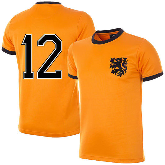 Copa Holland Home No.12 Retro Shirt World Cup 1978 (Retro Flock Printing)