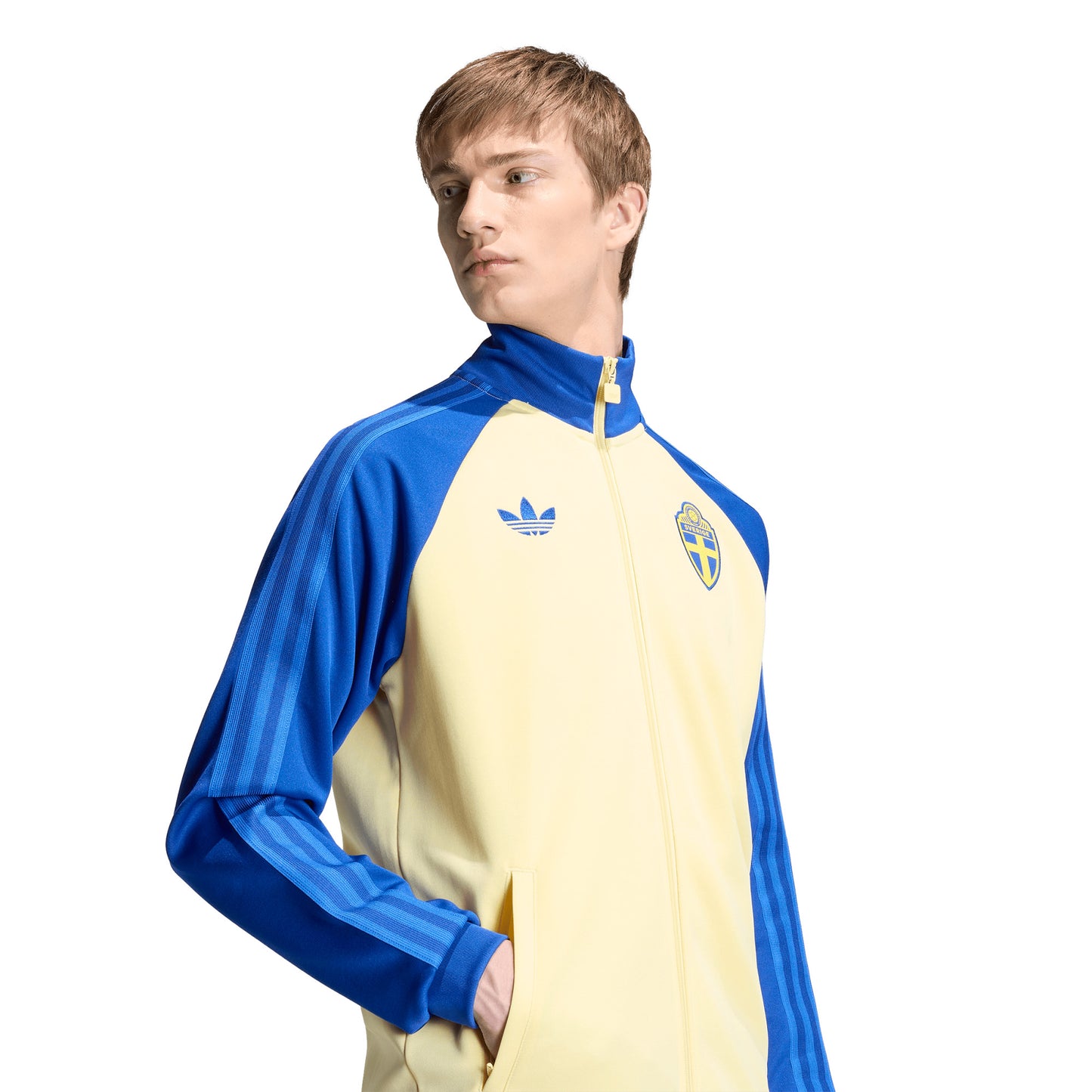 adidas Originals Sweden Track Jacket - Pale Yellow