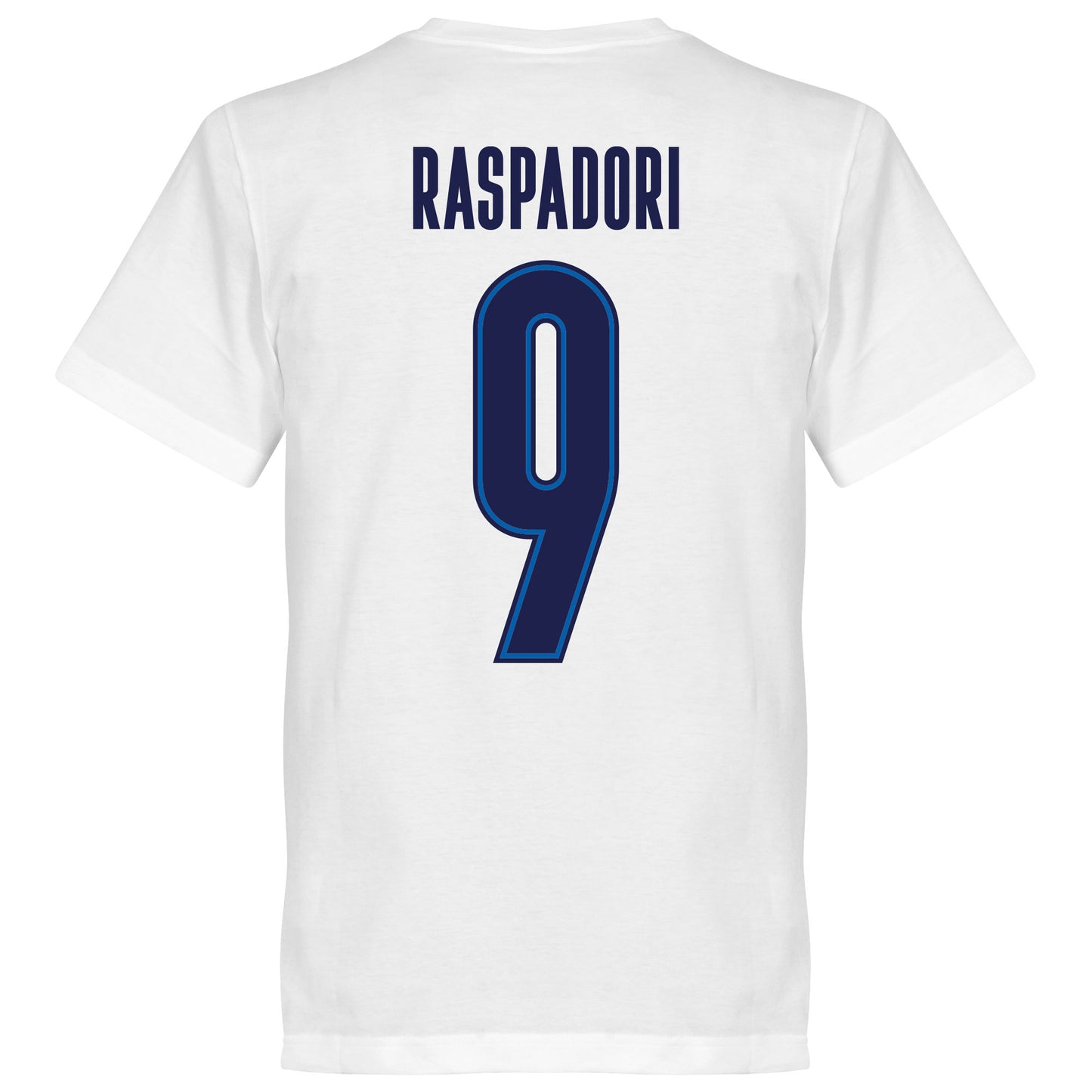Italy Raspadori 9 Team T-shirt - White