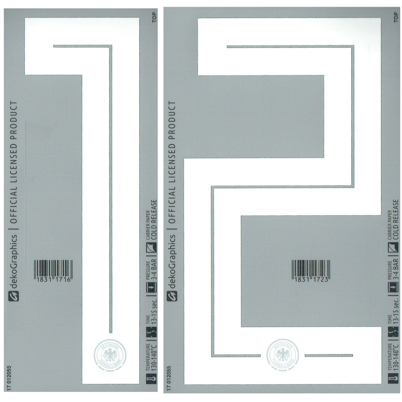 18-19 Germany Away Back Number (260mm)