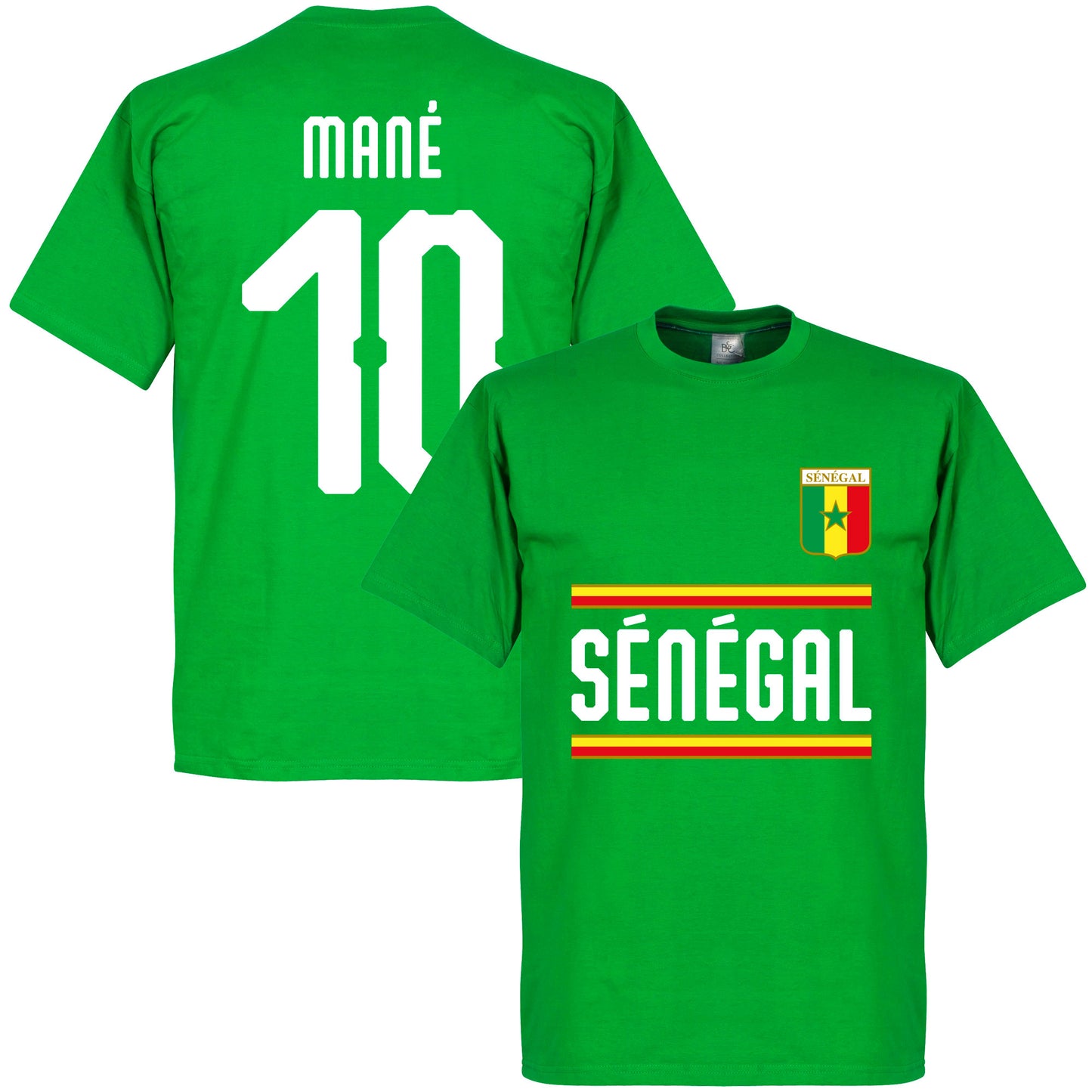 Senegal Mané 10 Team T-Shirt - Green