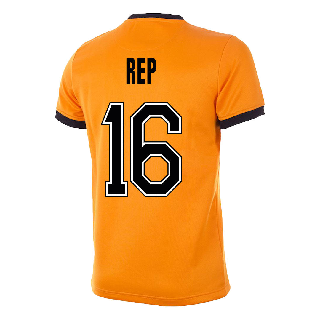 Copa Holland Home Rep 16 Retro Shirt World Cup 1978 (Retro Flock Printing)