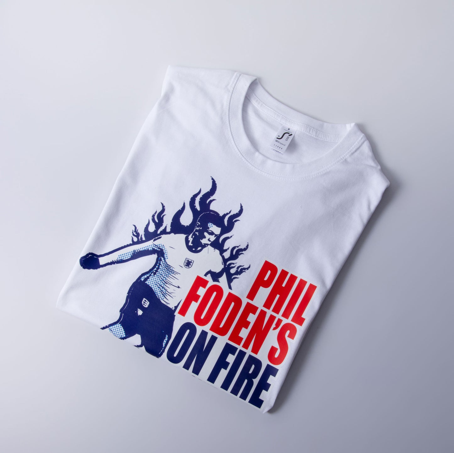 Phil Foden's on Fire T-shirt - White