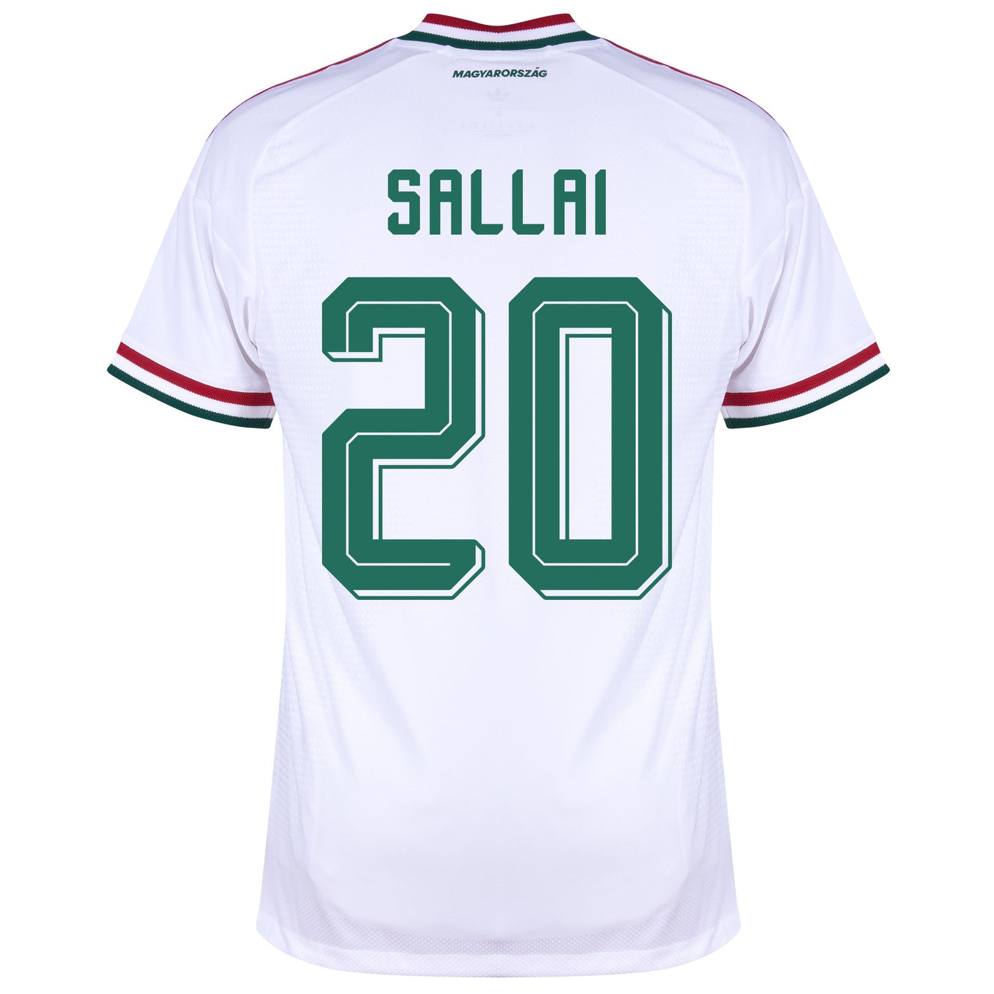 adidas Hungary Authentic Away Sallai 20 Shirt 2026-2027 (Official Printing)