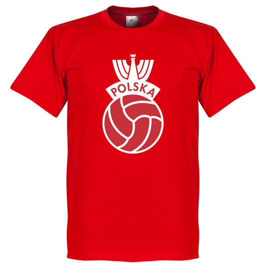Poland Vintage Crest T-shirt - Red