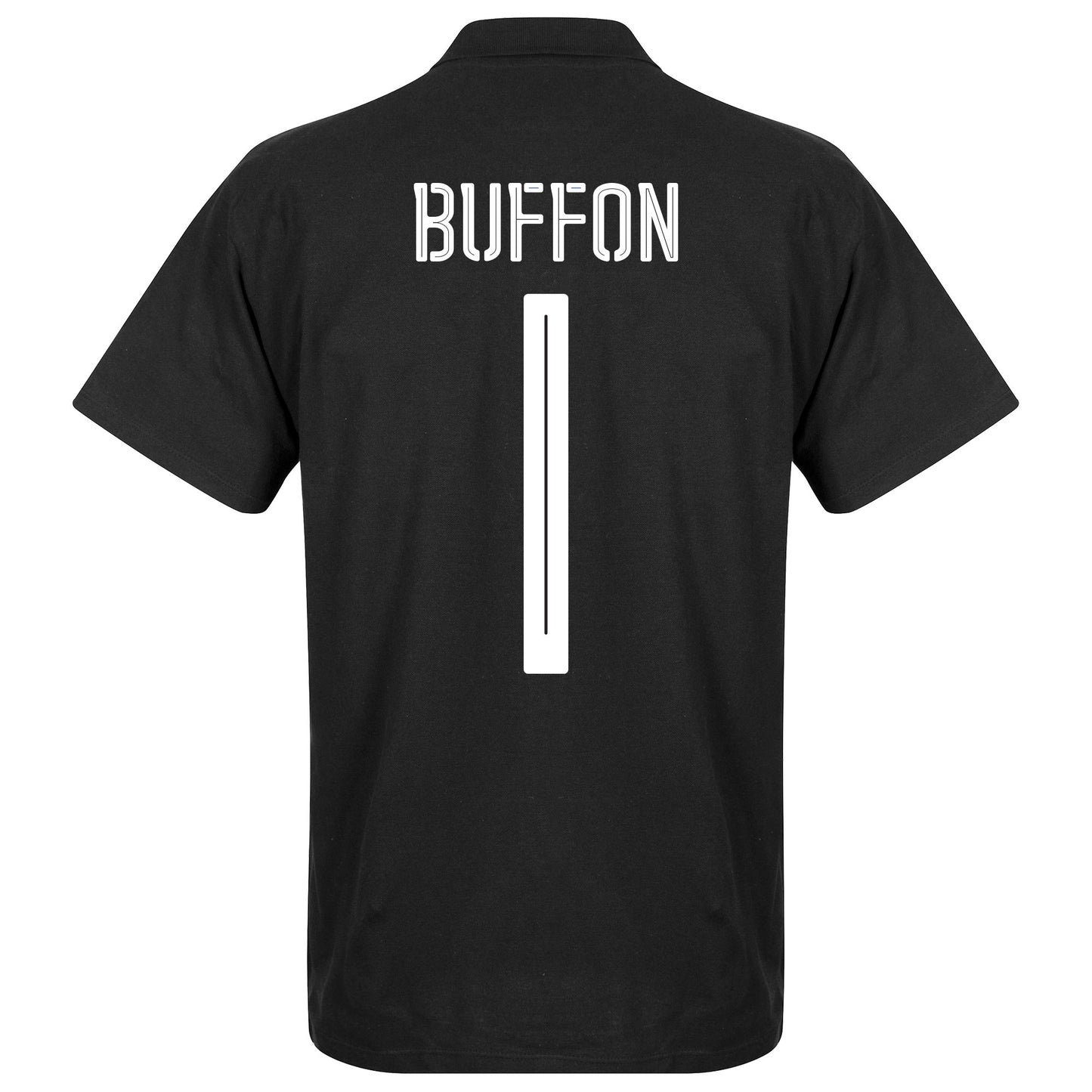 Italy Buffon 1 Team Polo Shirt - Black