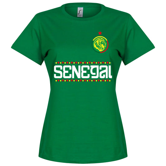 Senegal Team Womens T-shirt - Green