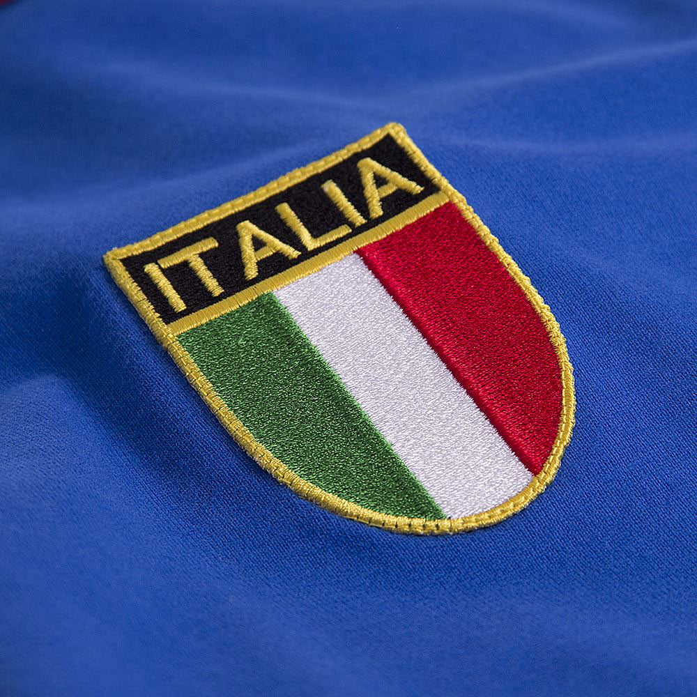 Copa Italy Home Tardelli 14 Retro Shirt World Cup 1982 (Retro Flock Printing)