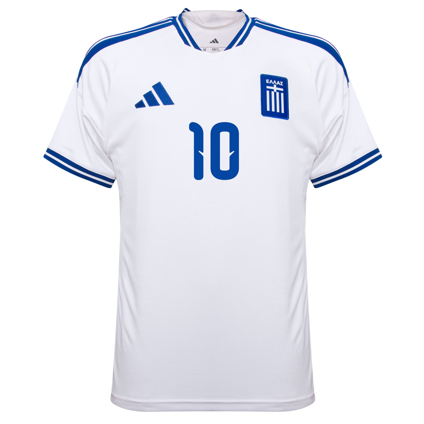 adidas Greece Home Tzolis 10 Shirt 2026-2027 (Official Printing)