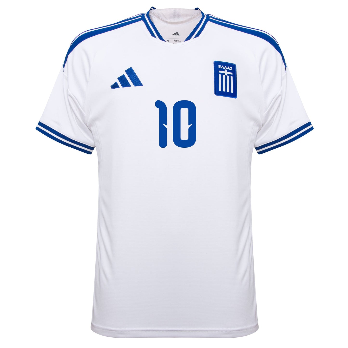 adidas Greece Home ΤΖΟΛΗΣ 10 Shirt 2026-2027 (Greek Alphabet Printing)