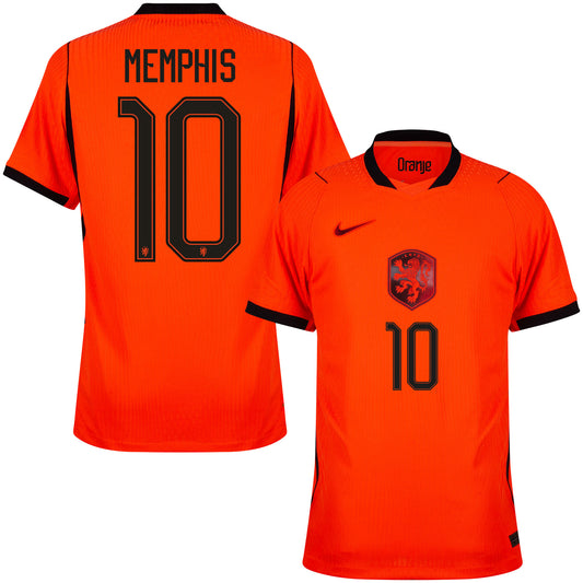 Nike Holland Aero-Fit Match Home Memphis 10 Shirt 2026-2027 (Official Printing)