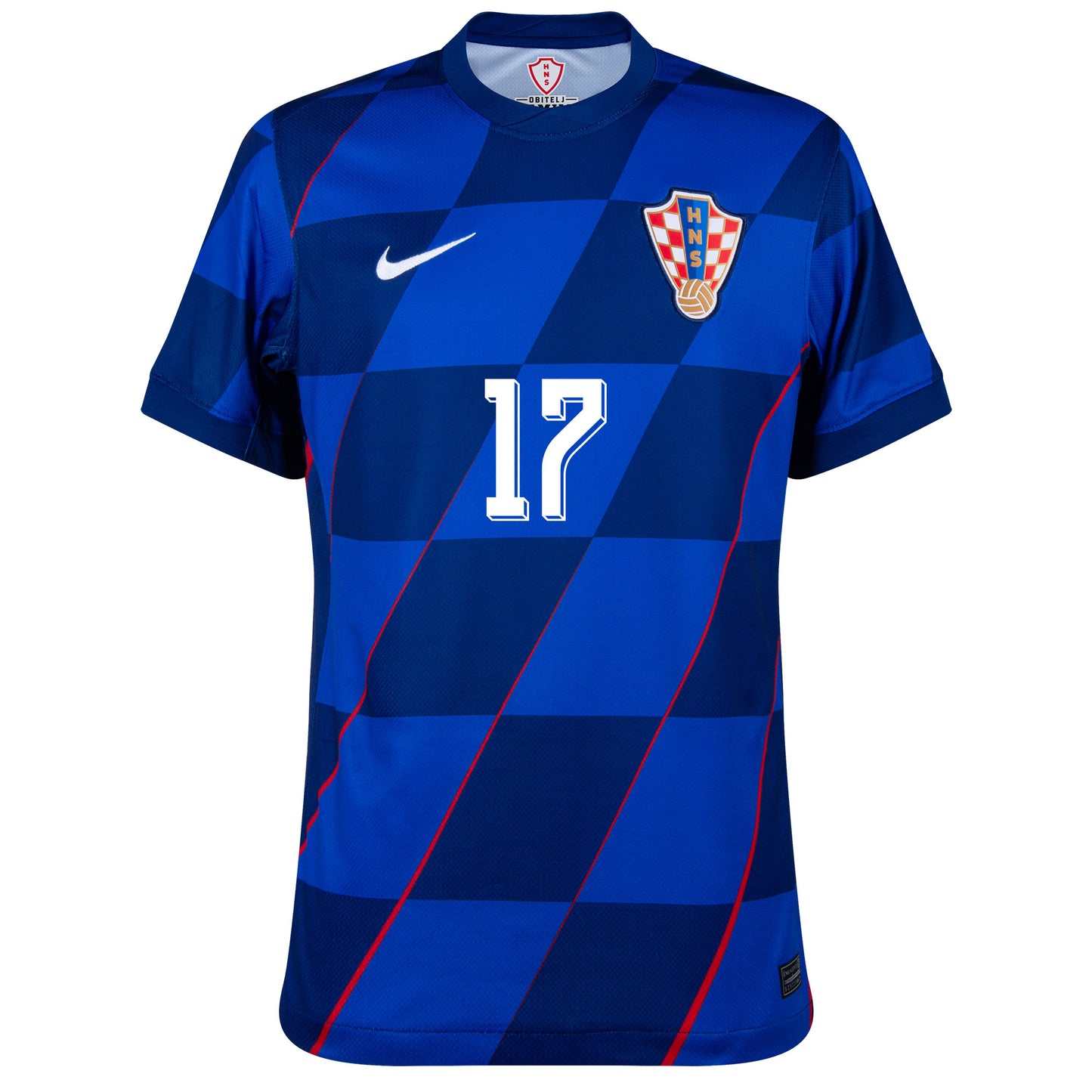 Nike Croatia Away Petković 17 Shirt 2024-2025 (Official Printing)