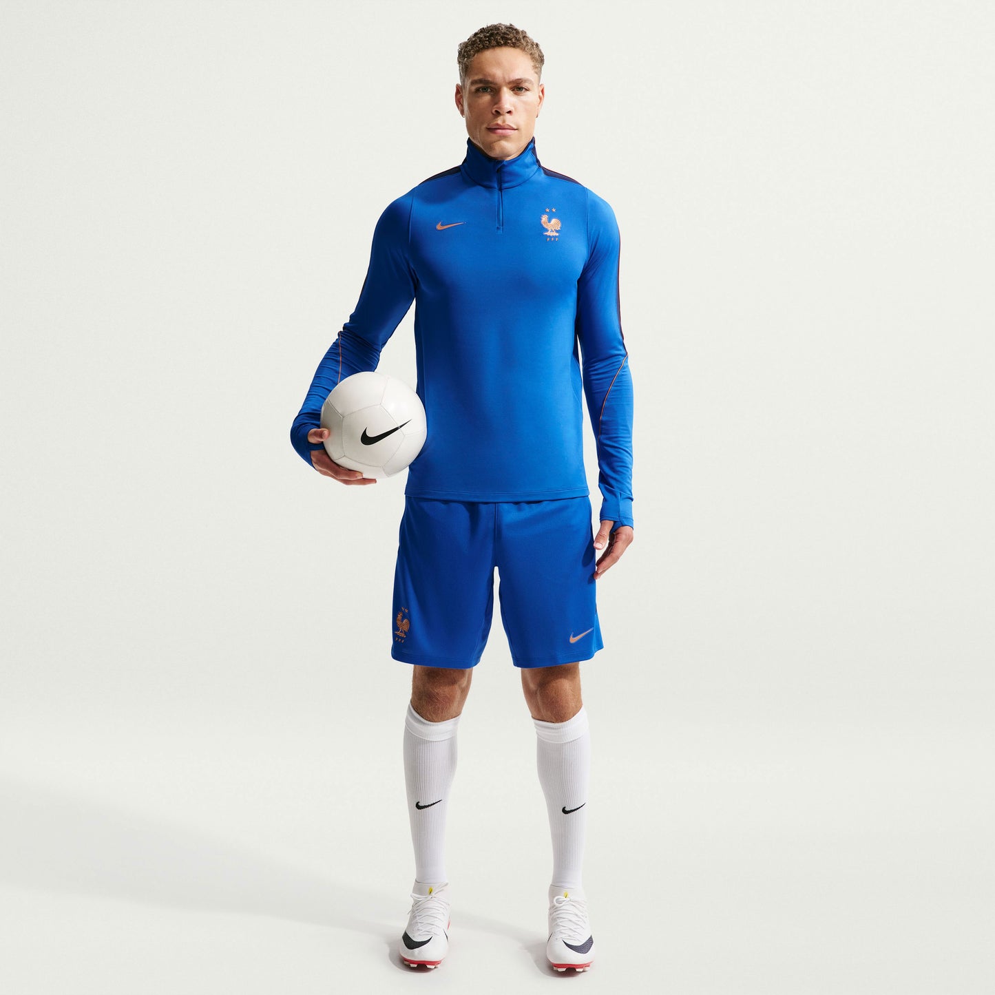 Nike France Dri-Fit Strike Shorts - Royal Blue - 2026-2027