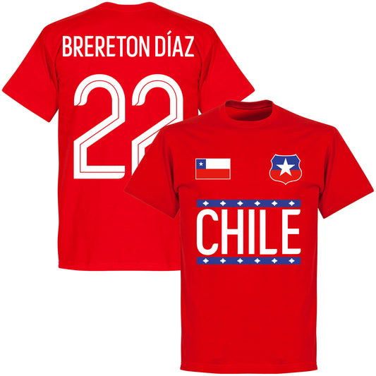 Chile Brereton Diaz 22 T-shirt - Red